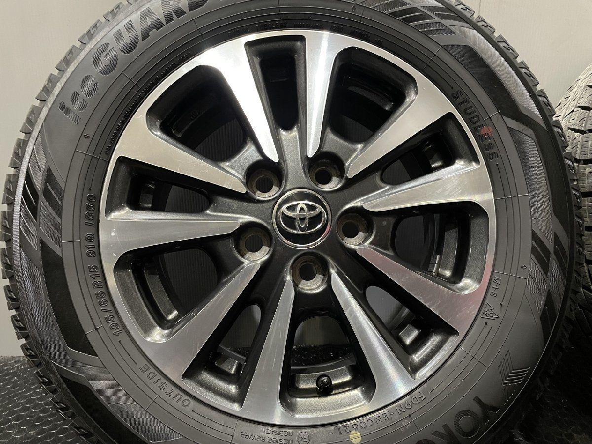 YK iG60 195/65R15】スタッドレス【トヨタ エスクァイア 純正ホイール 