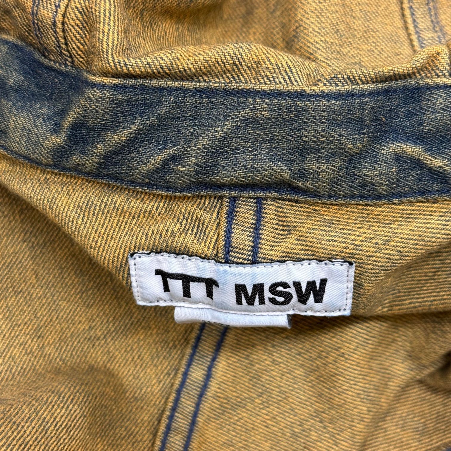 参考上代110000円 未使用品 TTT MSW 24SS Hooded denim jacket