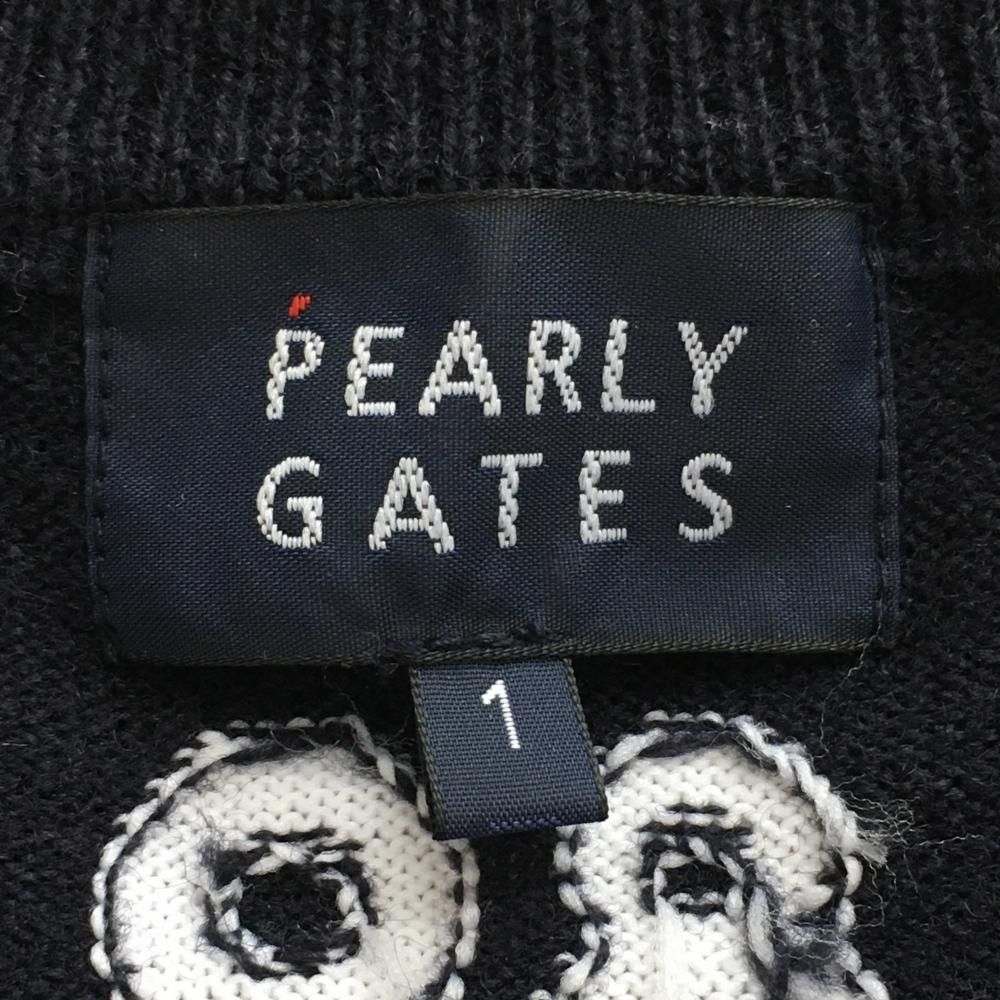 ☆SALE価格☆【超美品】パーリーゲイツ セーター ネイビー×白 ウール