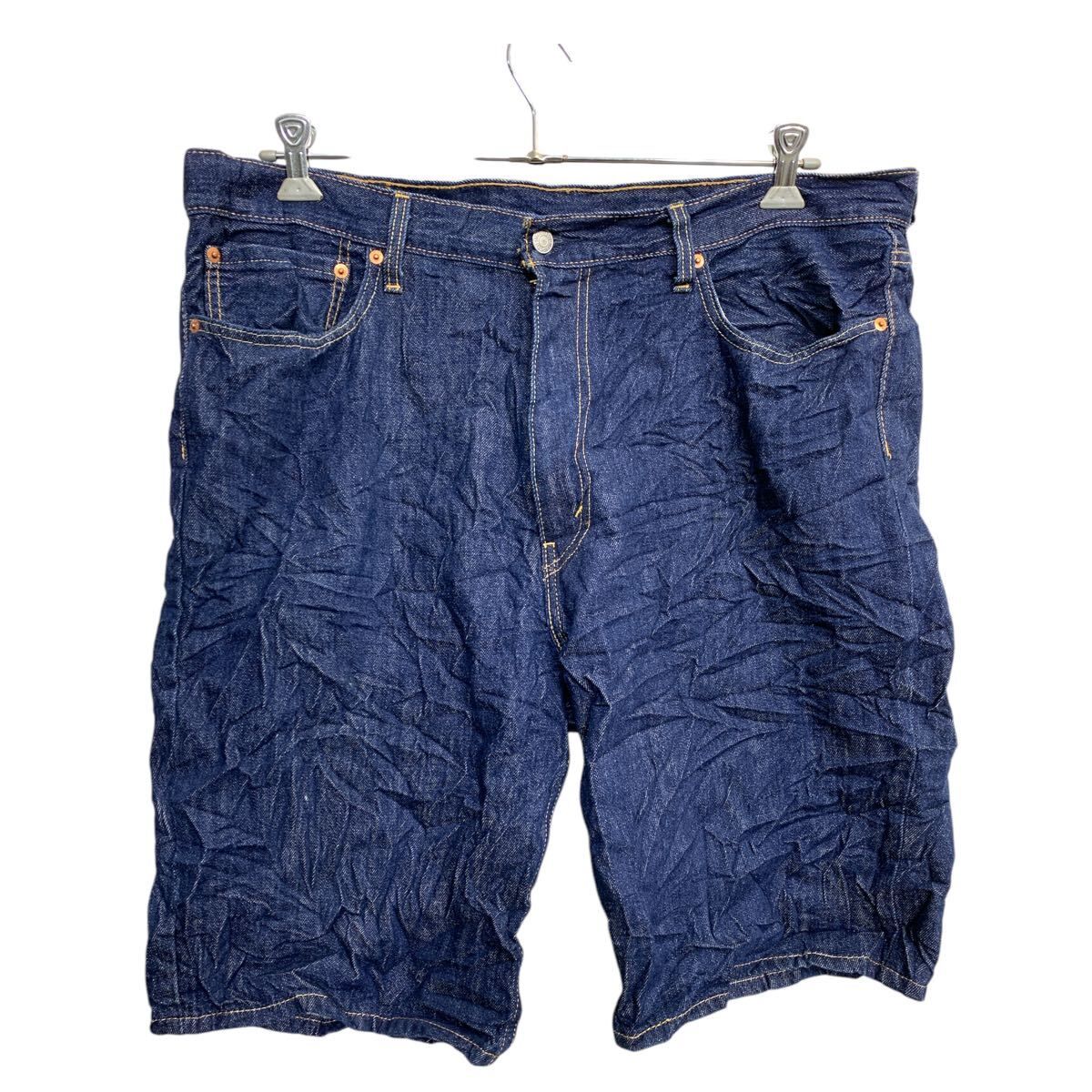 Levi's 469 デニムショートパンツ W38 リーバイス ビッグサイズ インディゴ 古着卸 アメリカ仕入 2502-1021