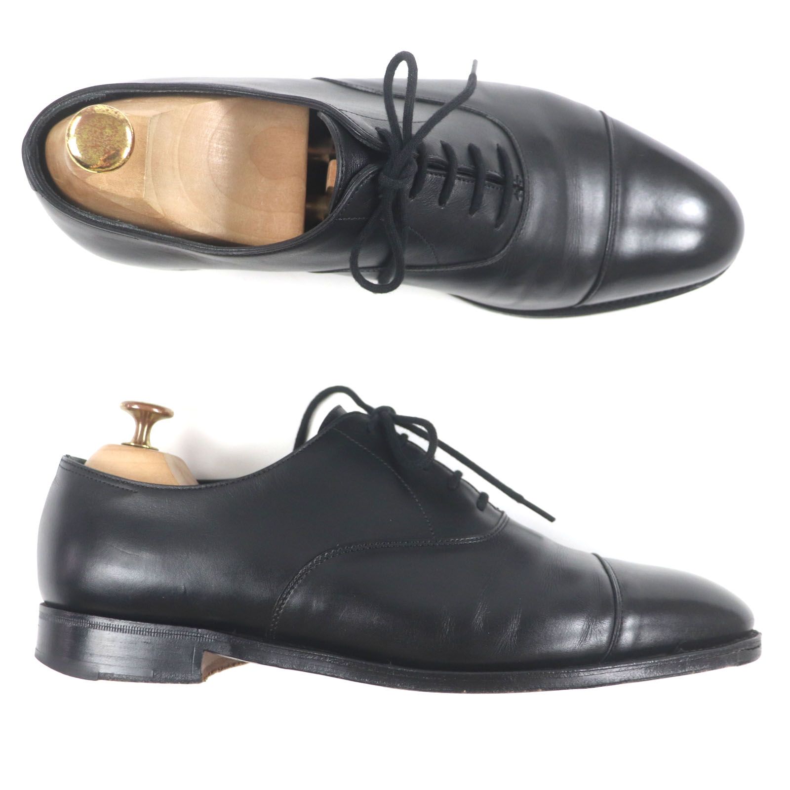 JOHN LOBB tore 黒レザー ローファー 靴　6E JOHN LOBB ジョンロブ レザーシューズ PHILIP 2 OXFORD CALF