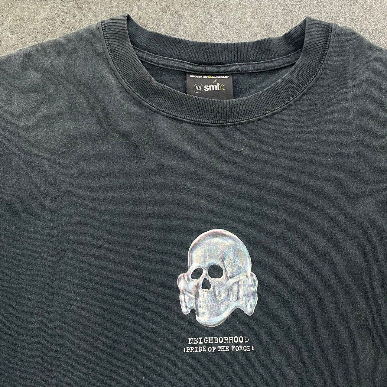 2003年製 00s archive Neighborhood Pride of the Force Skull Printed 