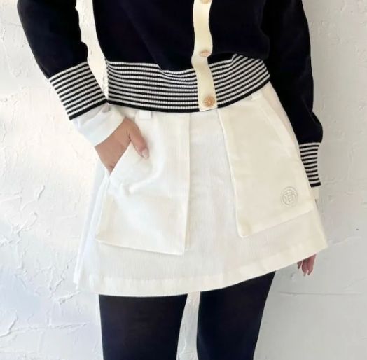 秋冬 ゴルフ DANI コ デュロイ スカート ゴルフウェア レディース スポーツ ゴルフ