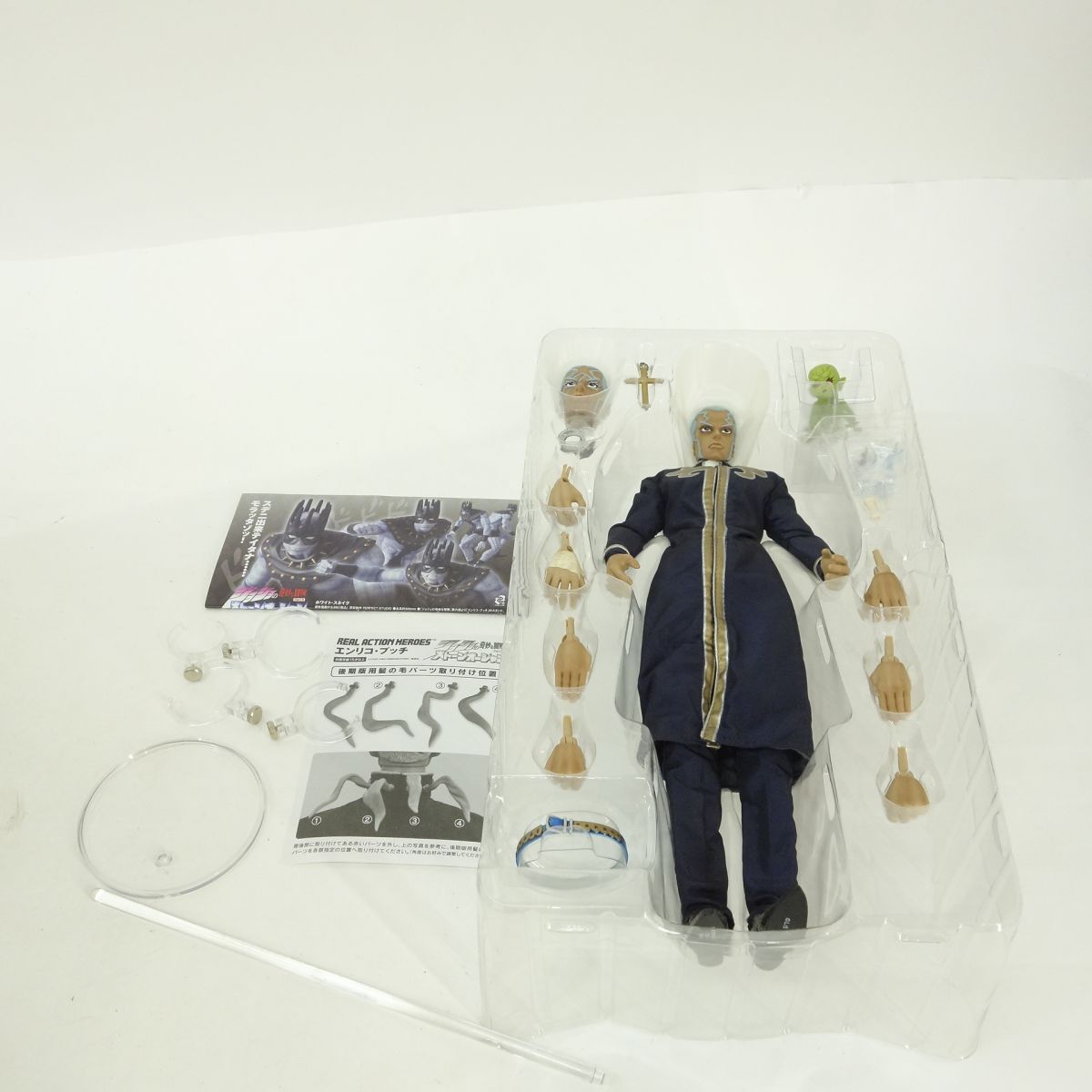 メディコムトイ リアルアクションヒーローズ ジョジョの奇妙な冒険 エンリコ プッチ フィギュア