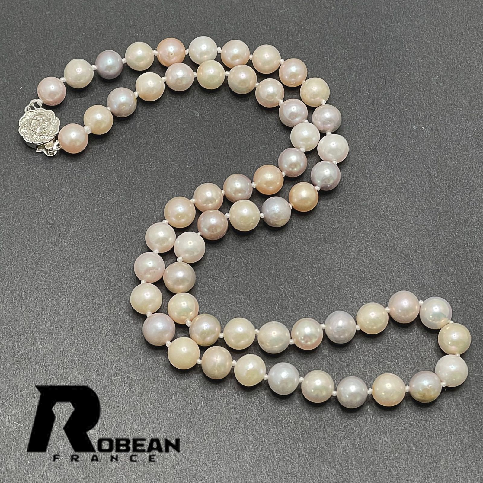 絶賛 EU製 定価6万円☆ROBEAN・真珠・ネックレス☆天然パール