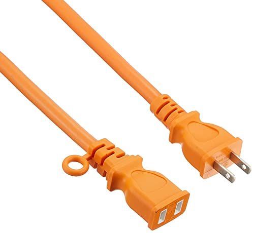 1口/園芸用_8m_オレンジ [山善] 園芸機械用 延長コード 8m VCT/0.75×2芯 7A・125V(合計700Wまで) オレンジ ECT-S708K