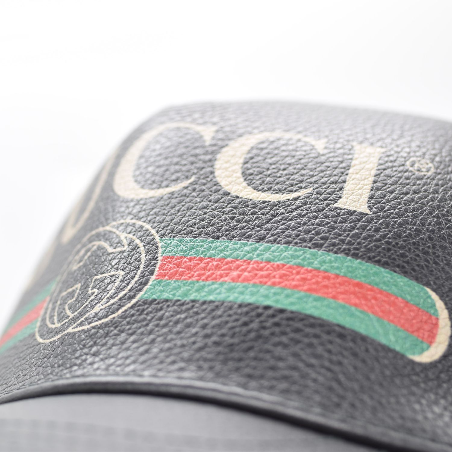 GUCCI グッチ ベースボールキャップ ロゴプリント シェリーライン