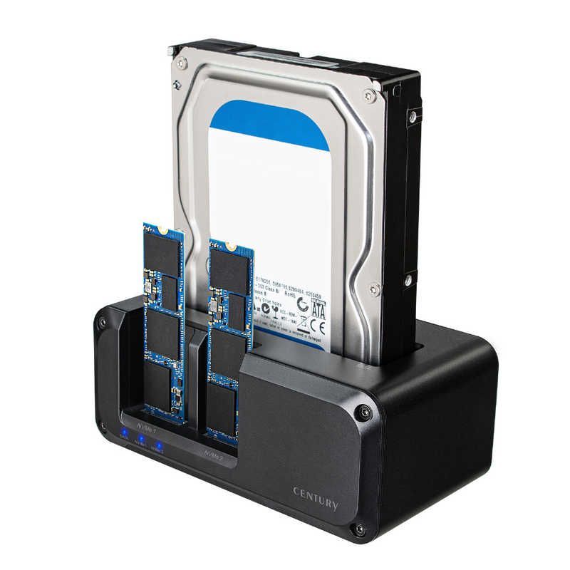 送料無料 ♥ 未開梱 センチュリー 裸族のお立ち台 M.2ダブルスタンディングプラス 裸族 M.2対応 |NVMe |2台 CROSMDSP10G