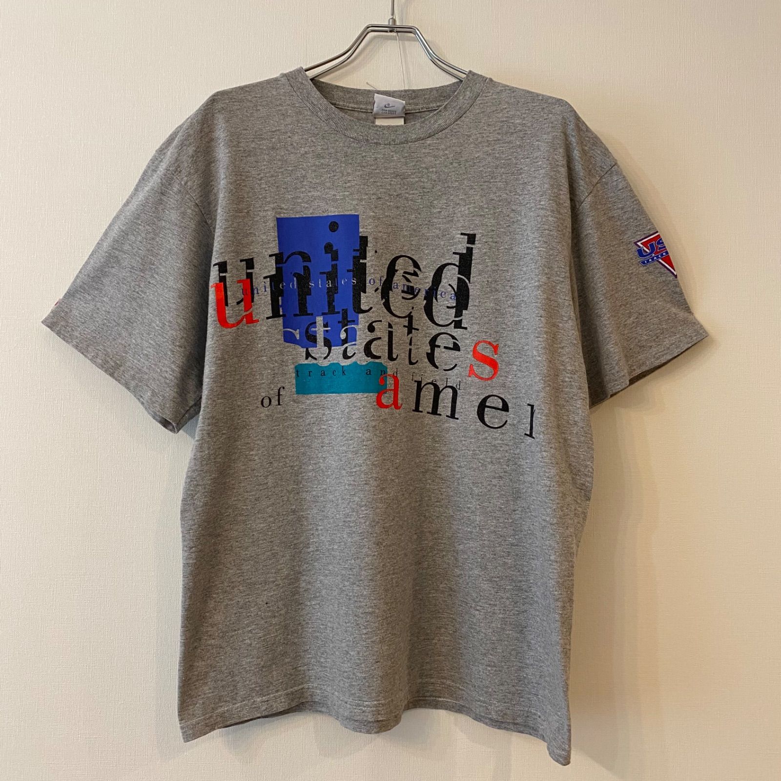 ナイキ(NIKE)90s 銀タグ track field ヴィンテージTシャツ - メルカリ