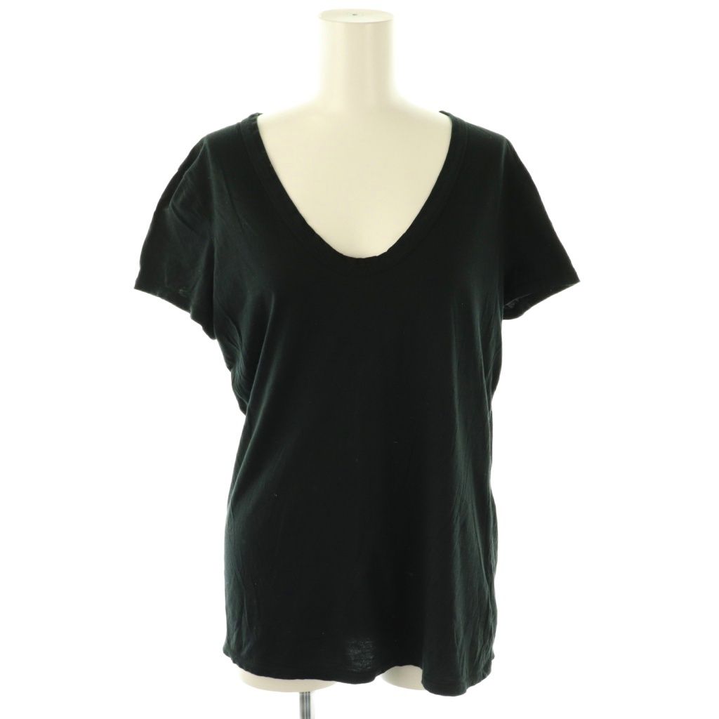 【James perse】ジェームスパース ワンピース ブラック Uネック 半袖 JAMES PERSE ジェームスパース Uネック Tシャツ 半袖 : MSS