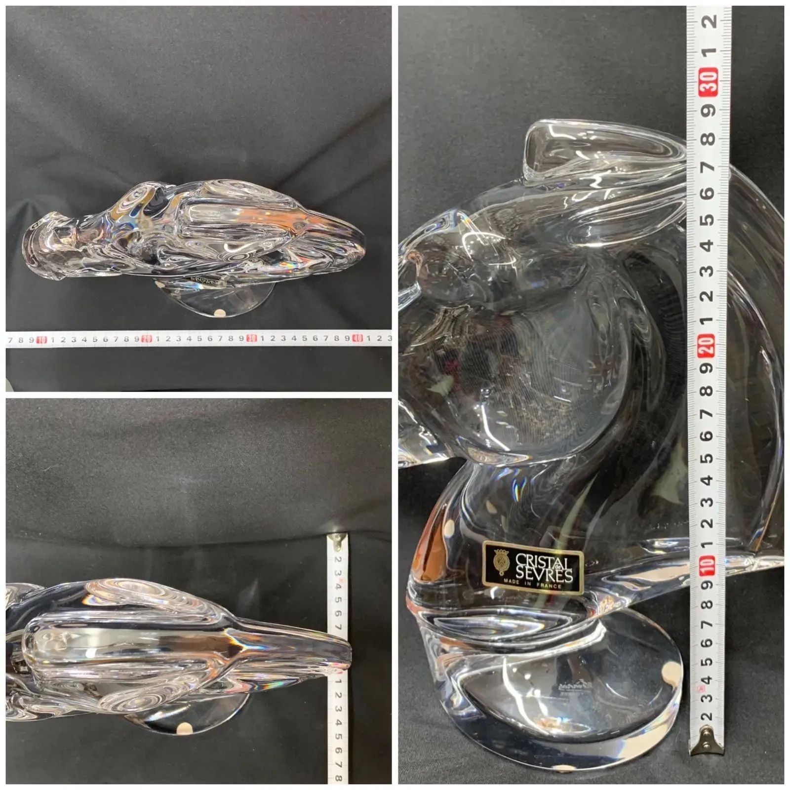セーブル クリスタル フランスCristal de Sevresクリスタル馬置物 馬 クリスタル ド セーブル CRISTAL SEVRES 【公式通販】
