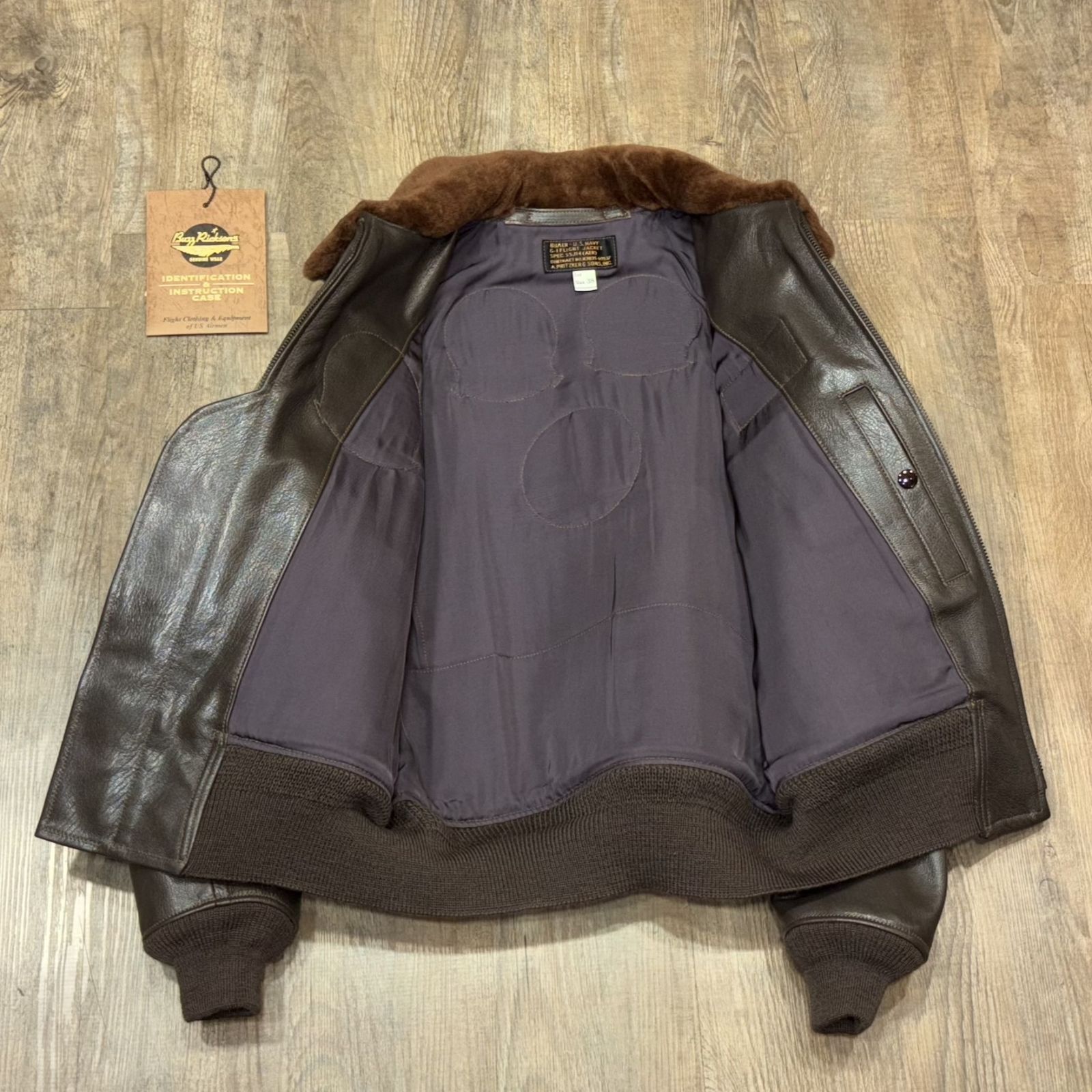 で*チ様 バズリクソンズ　COLVINEX B-15 サイズ38 Buzz Rickson's（バズリクソンズ）フライトジャケット B-15 COLVINEX