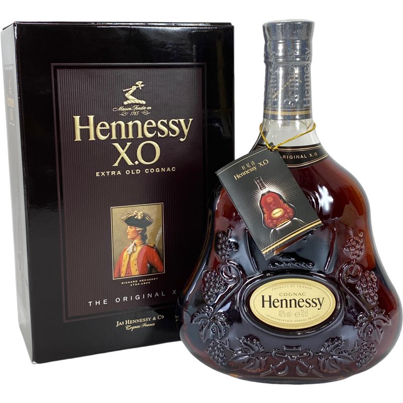 ヘネシー Hennessy XO 現行 黒キャップ 700ml ブランデー コニャック ...