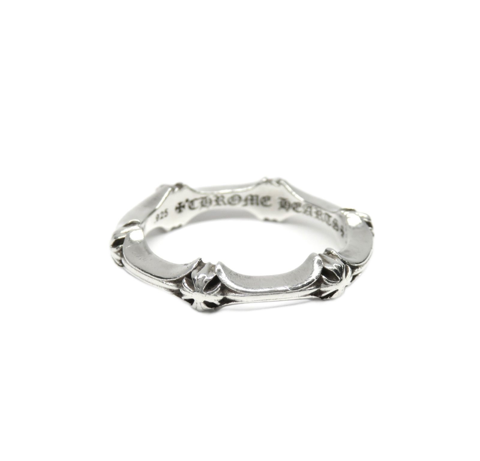 アクセサリー Chrome Hearts PLUS AND BONE RING Chrome Hearts Plus and Bone Ring – Justin Reed