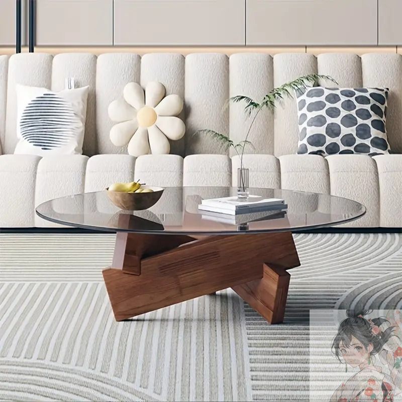 不二貿易 ディスプレイ ローテーブル 幅70cm ホワイト 強化ガラス クラリス 84483 : 不二貿易 ディスプレイ ローテーブル 幅70cm ホワイト