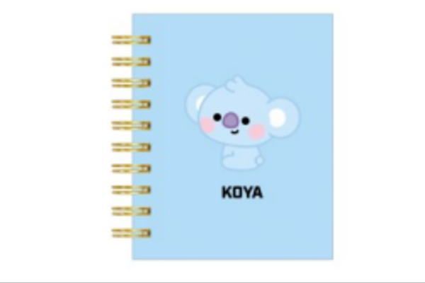 BT21】【LINE FRIENDS】【ラインフレンズ】リングメモノート【KOYA