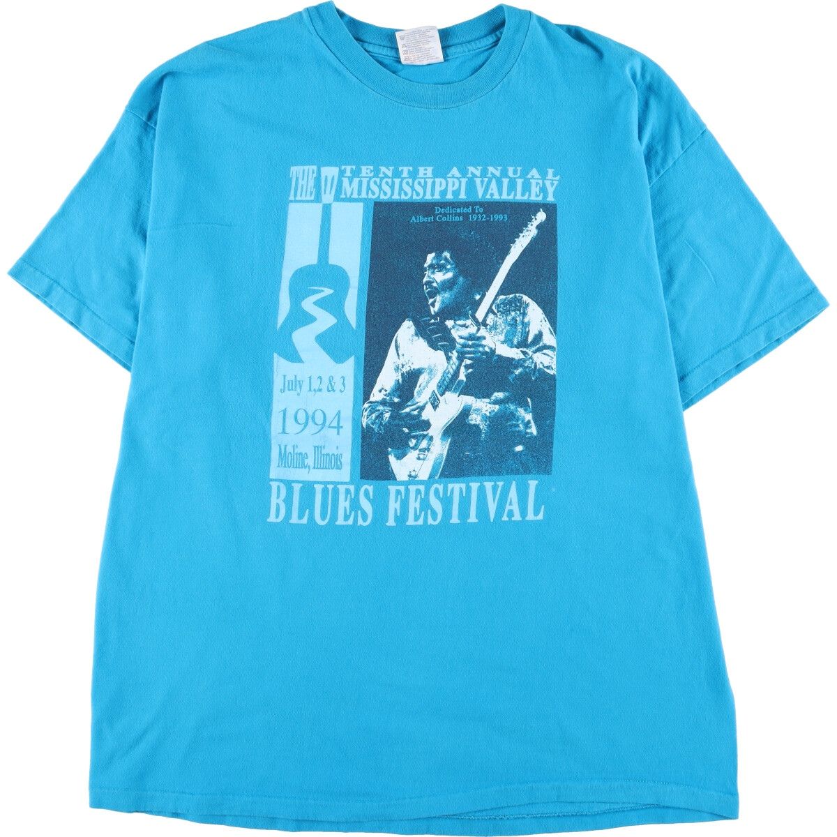 古着 90年代 ヘインズ Hanes ALBERT COLLINS アルバートコリンズ 