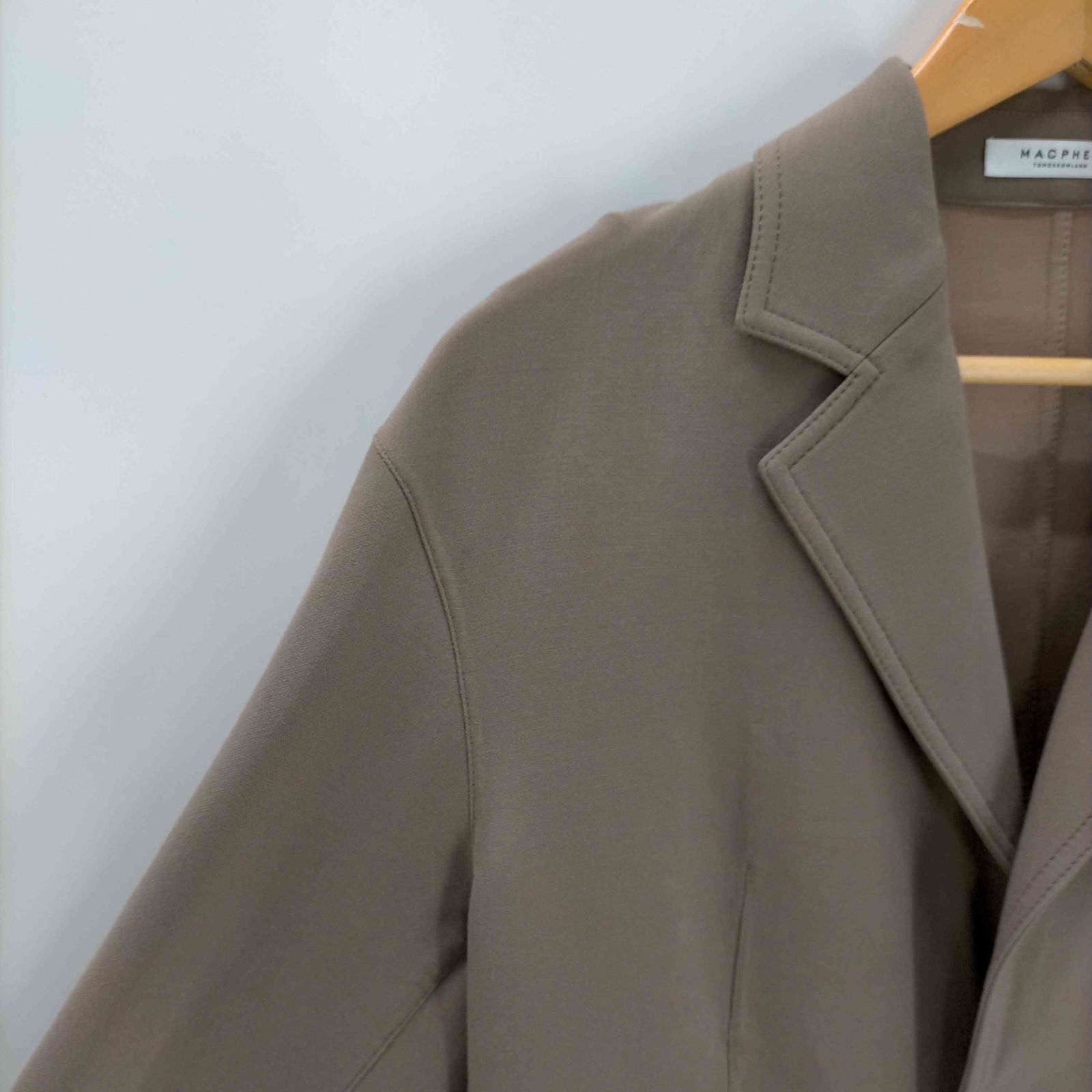 MACPHEE プレーンダブルフェイス オーバーサイズドジャケット　34 楽天市場】【SALE／40%OFF】プレーンダブルフェイス オーバー