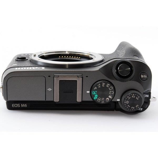 Canon キヤノン EOS M6 レンズキット SDカード(256gb)付き キヤノン Canon EOS M6 レンズキット シルバー SDカード付き
