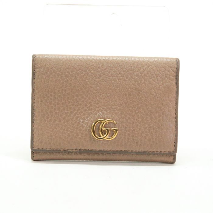 グッチ GUCCI カードケース レザー GGマーモント 474748 名刺入れ パス