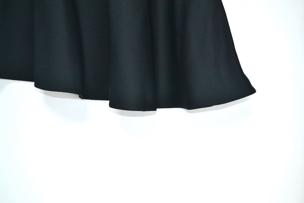 PRADA プラダ ナイロン フレア スカート 40サイズ ブラック APD1 2013 