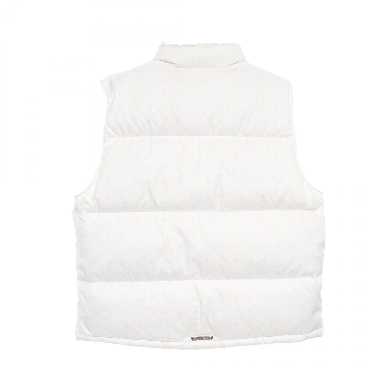 ML クロムハーツ　カシミヤ　ダガー　zip ニット　ベスト正規品　ホワイト系 ML クロムハーツ カシミヤ ダガー zip ニット ベスト正規品