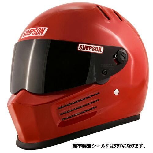 4営業日で発送 SIMPSON BANDIT PRO レッド 61 品番 3312206100