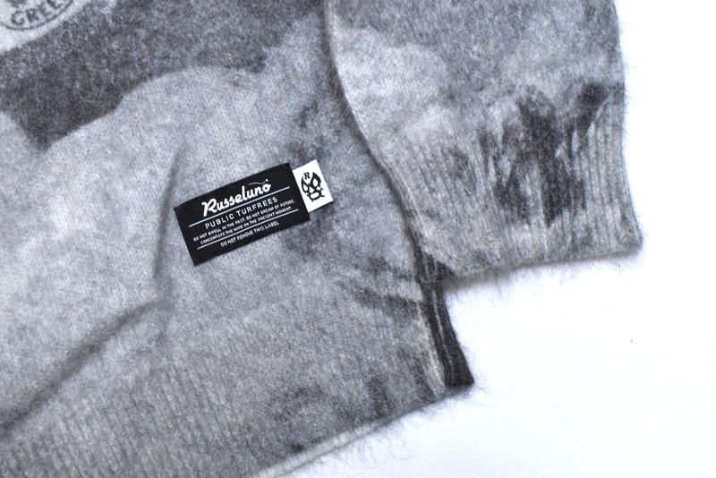 ラッセルノ ゴルフ グラフィック ニット セーター 5 L 6 XL RS-2240503 ブラック Russeluno Golf WWW_SMP1DAWEKUDUS_SCH_ID