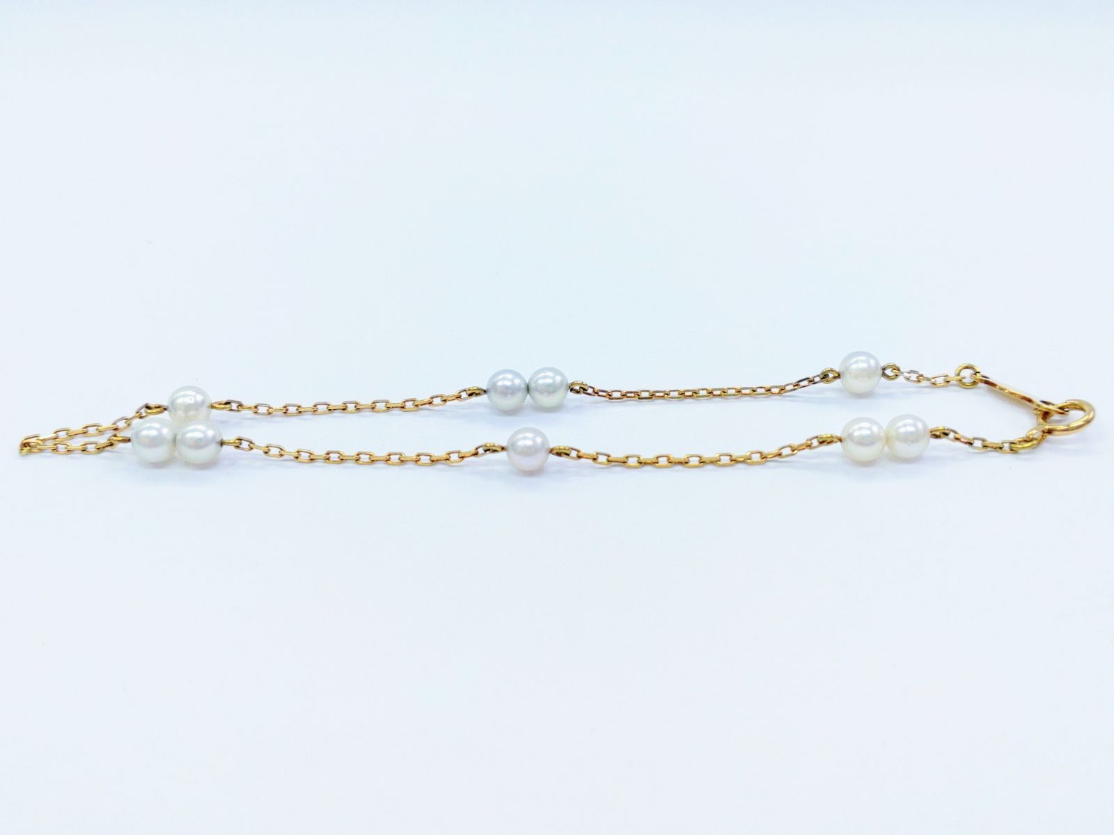 MIKIMOTO ミキモト K18 ベビーパール ブレスレット【N204】 MIKIMOTO