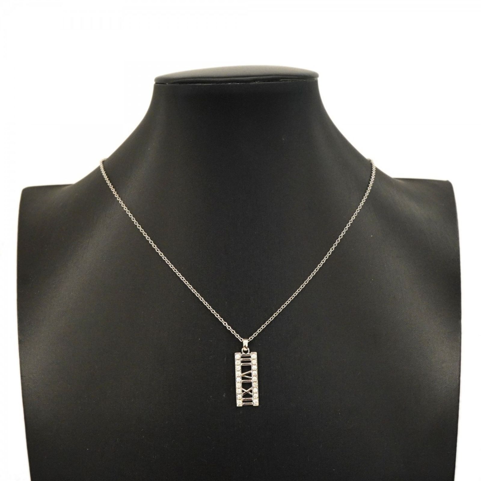 ティファニー Tiffany ティファニー ネックレス アトラスバー 18KWG ホワイトゴールド ダイヤモンドレディース FORTGASGNV_COM_BR