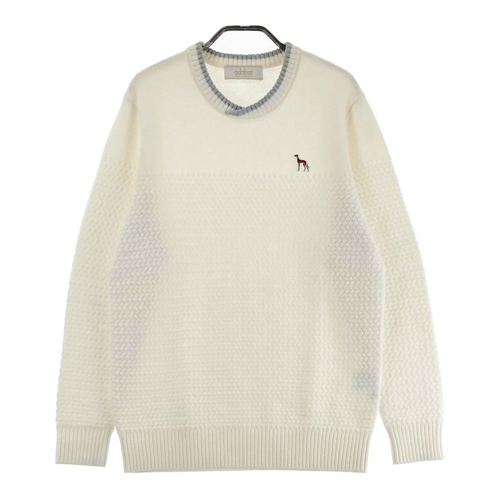サイズ：46 ADABAT アダバット 643-15001 カシミヤ混 ニットセーター  