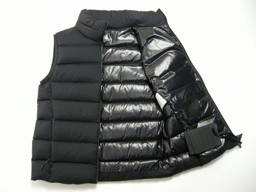 サイズ0-2□新品□モンクレール CENIS ダウンベスト ジレ ブラック 