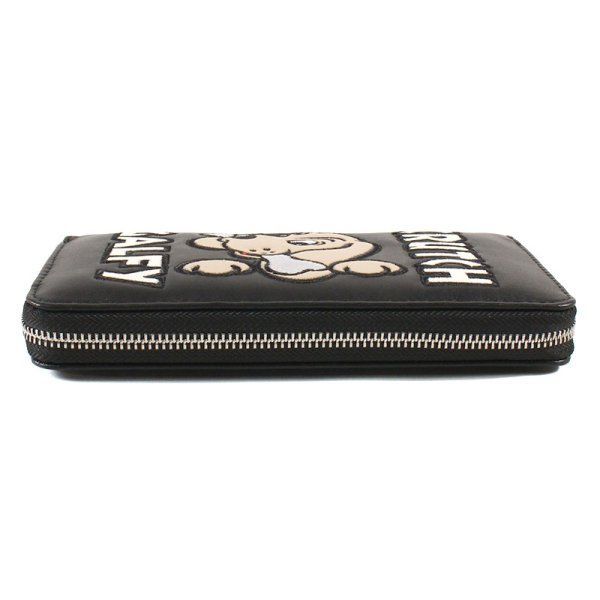 新作】【GALFY／ガルフィー・わんわんヤカラ長財布（ブラック