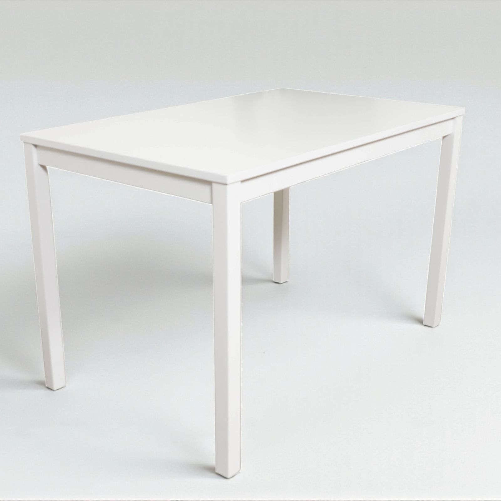 K 幅110cm シンプルなダイニングテーブル 2〜4人用 白 コンパクト 組立簡単 清潔感 モダン コンパクト 作業台 にも