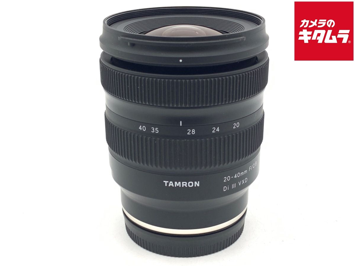 中古】 【並品】 タムロン 20-40mm F/2.8 Di III VXD ソニーE用 中古】 【並品】 タムロン 20-40mm F/2.8 Di III VXD ソニーE用