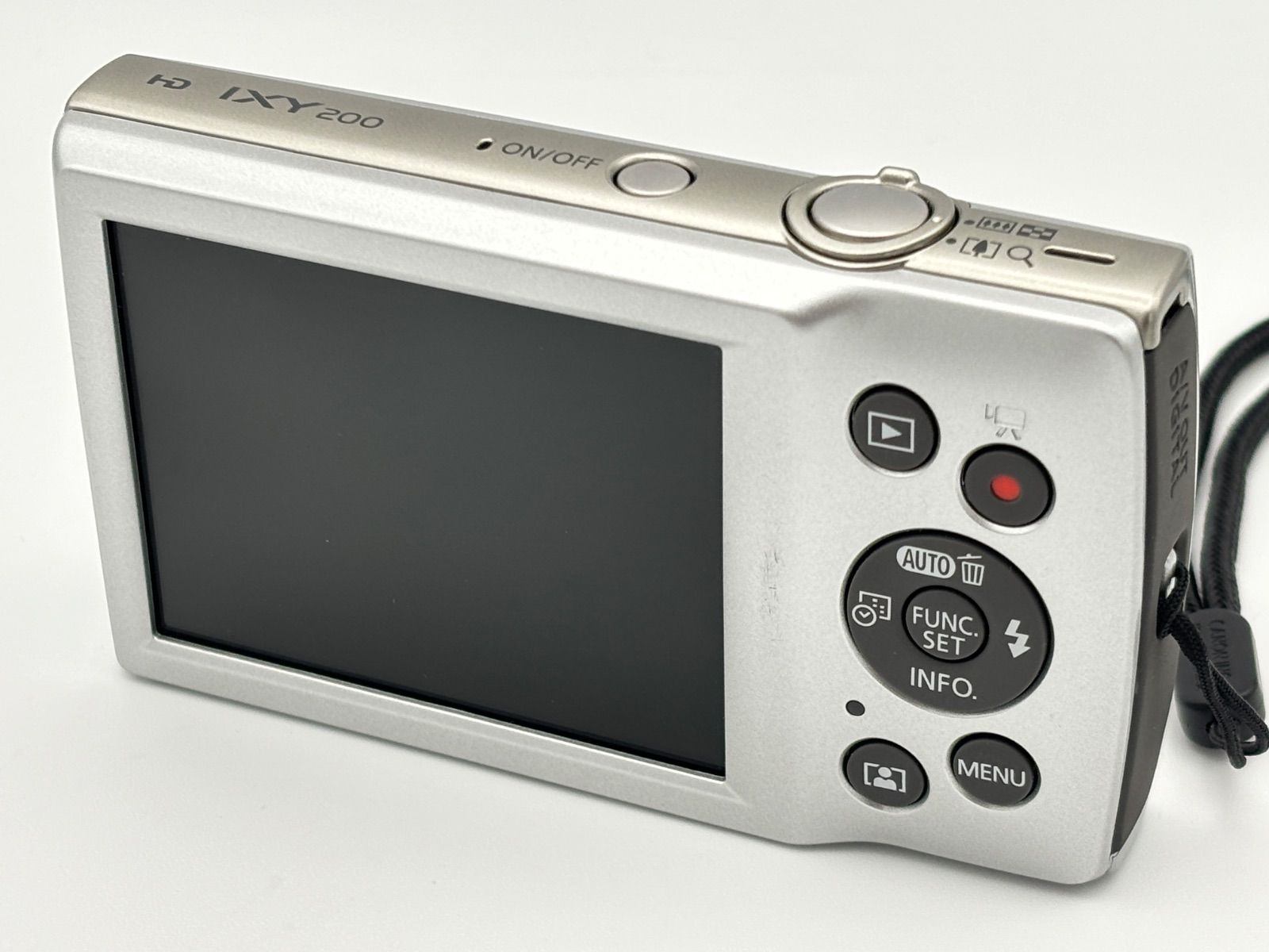 カメラ CANON IXY 200 シルバー SDカード付き キャノン イクシー