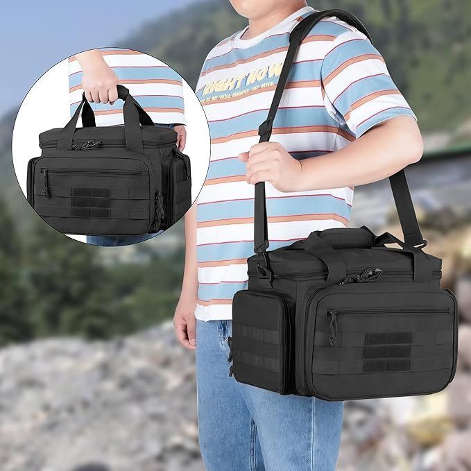 DSLEAF 4丁収納 ピストルバッグ ピストルケース : ピストル ピストルレンジバッグ ハンドガンケース Pistol Storage Case 4-Pistol Bag DSLEAF: -