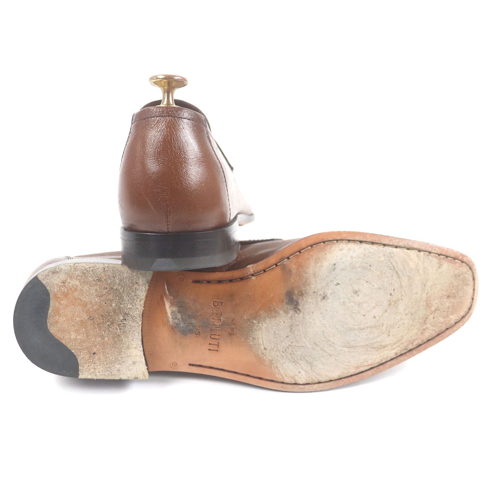 極美品□BERLUTI ベルルッティ ロレンツォ カンガルーレザー コイン  