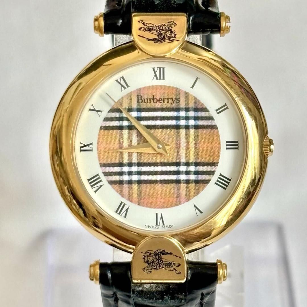 新品電池】Burberrys バーバリー ノバチェック メンズ 腕時計 - メルカリ