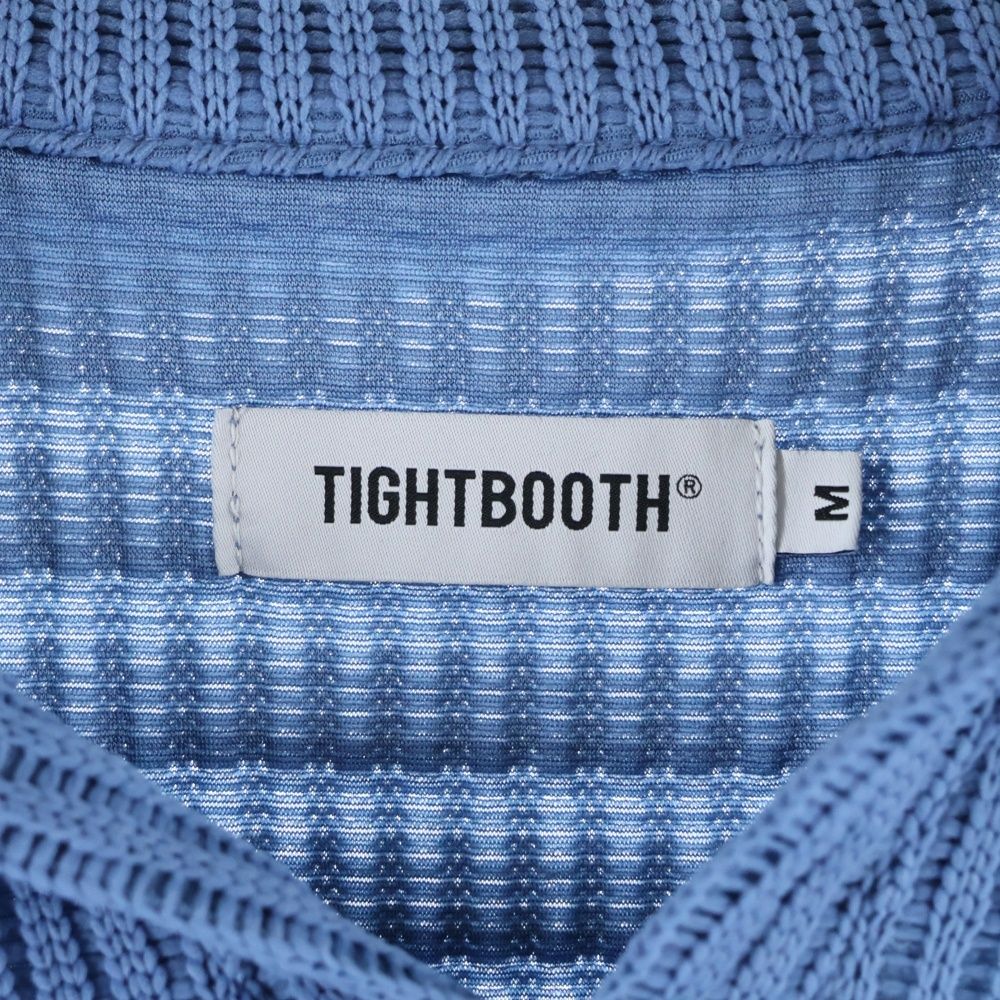 トップス TIGHTBOOTH MYSTERY GAUGE OPEN POLO L トップス TIGHTBOOTH MYSTERY GAUGE OPEN POLO L トップス