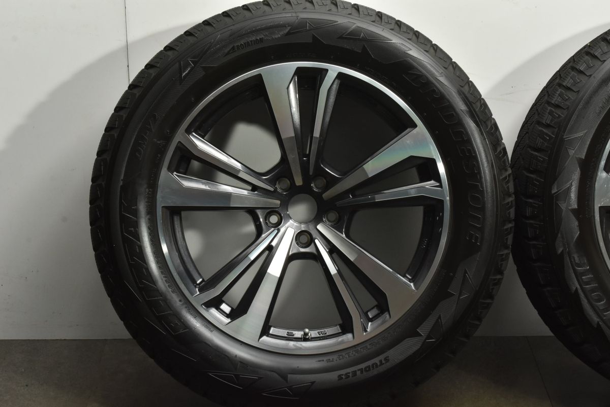 最高品質を待つ！ バリ溝 スマートライン 19in 8.5J 32 PCD112 ブリヂストン ブリザック DM-V2 265 55R19 BMW X7 スタッドレス 交換用 茶色がかった