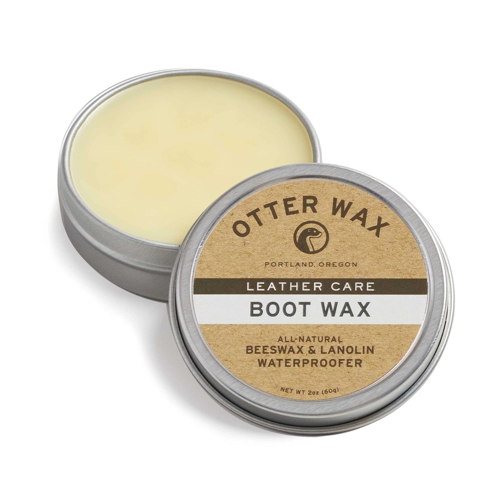 Otter Wax ブーツワックス | 2オンス | 天然皮革防水剤 | アメリカ製