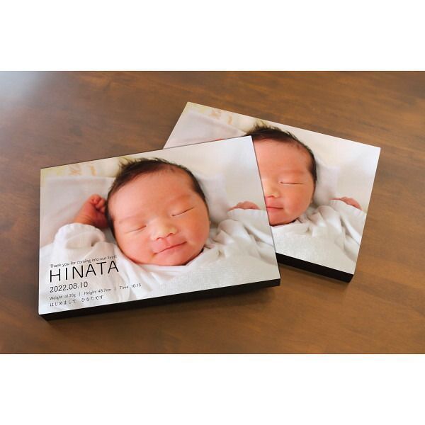 かべコレクション ２枚セット お仕立て券 4571104862529 | 24-7055-027木製フォトパネル 写真 パネル 壁掛け お仕立券 プレゼント プチおしゃれ インテリア ２枚セット 引き出物 内祝 お返し 出産祝