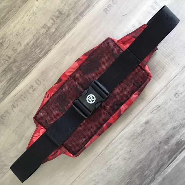 BAPE Fire camo ウエストバッグ a bathing ape ベイプ Fire camo ウエスト バッグ BAPE Red camo ベイプ 迷彩 - メルカリ