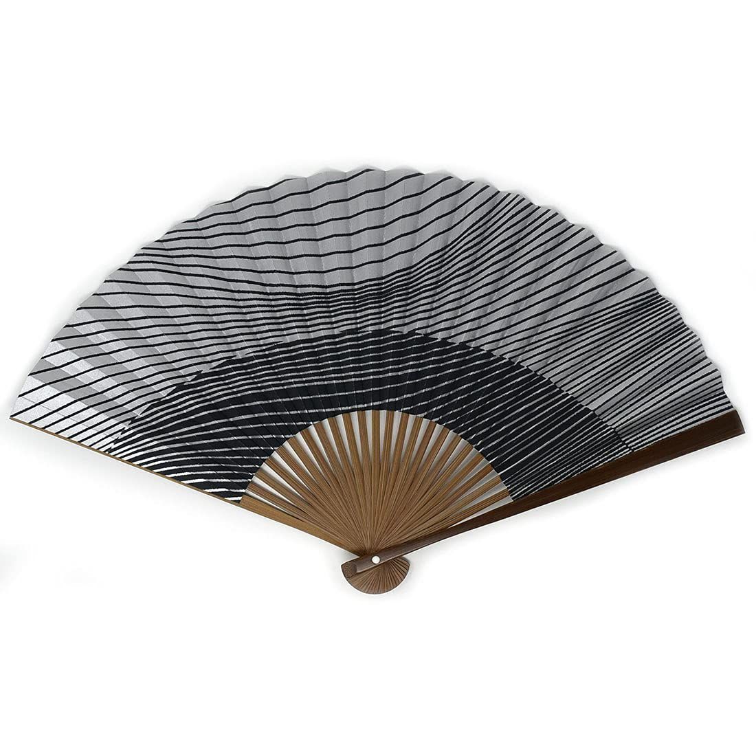 【数量限定】[おしゃれ kimono いろは] 漆喰京扇子 箱入り 京扇子 香り付き 竹 25間 7.5寸 22.5ｃｍ