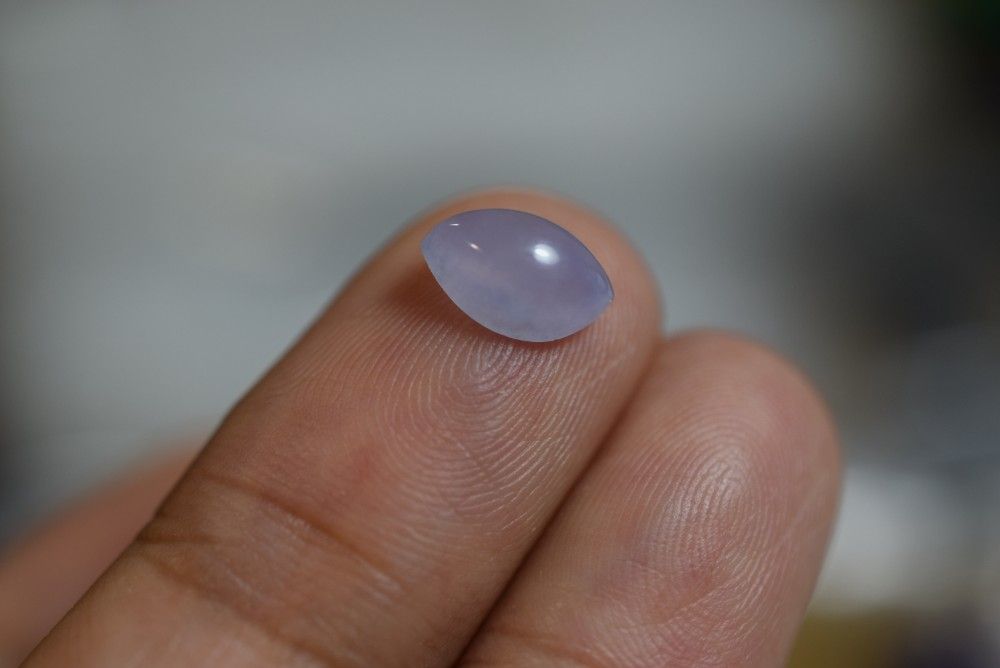 RS10-173 極品 氷種 宝石質 ラベンダー マーキス ミャンマー産 天然 A  