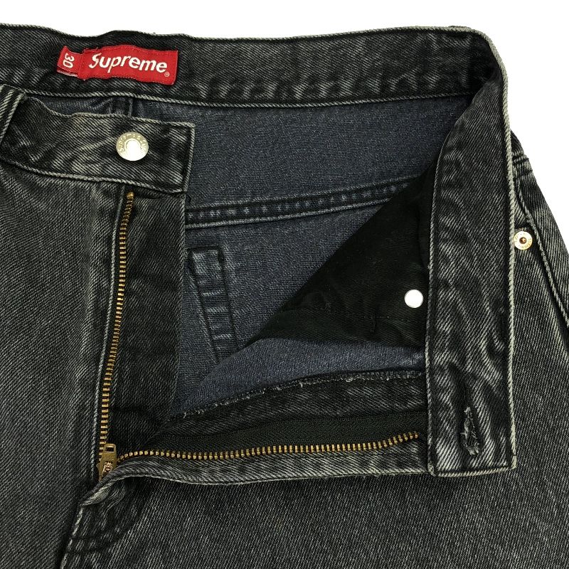 Supreme Baggyバギージーンズ　W30 中古】Supreme 23FW Baggy Jean バギージーンズ 30 グレー