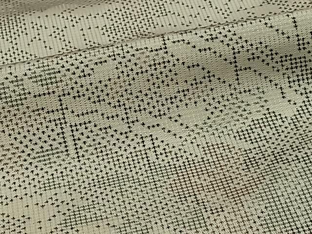 平和屋着物□本場大島紬 白大島 9マルキ 風景文 正絹 逸品 AAAU2097mf  