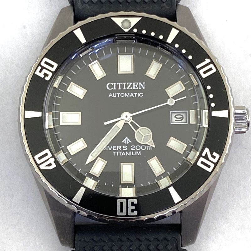 03w07515【箱付き】シチズン CITIZEN 腕時計 NB6021-17Eプロマスター MARINEシリーズ メンズ メカニカルダイバー200m メンズ  ブラック 黒 - メルカリ