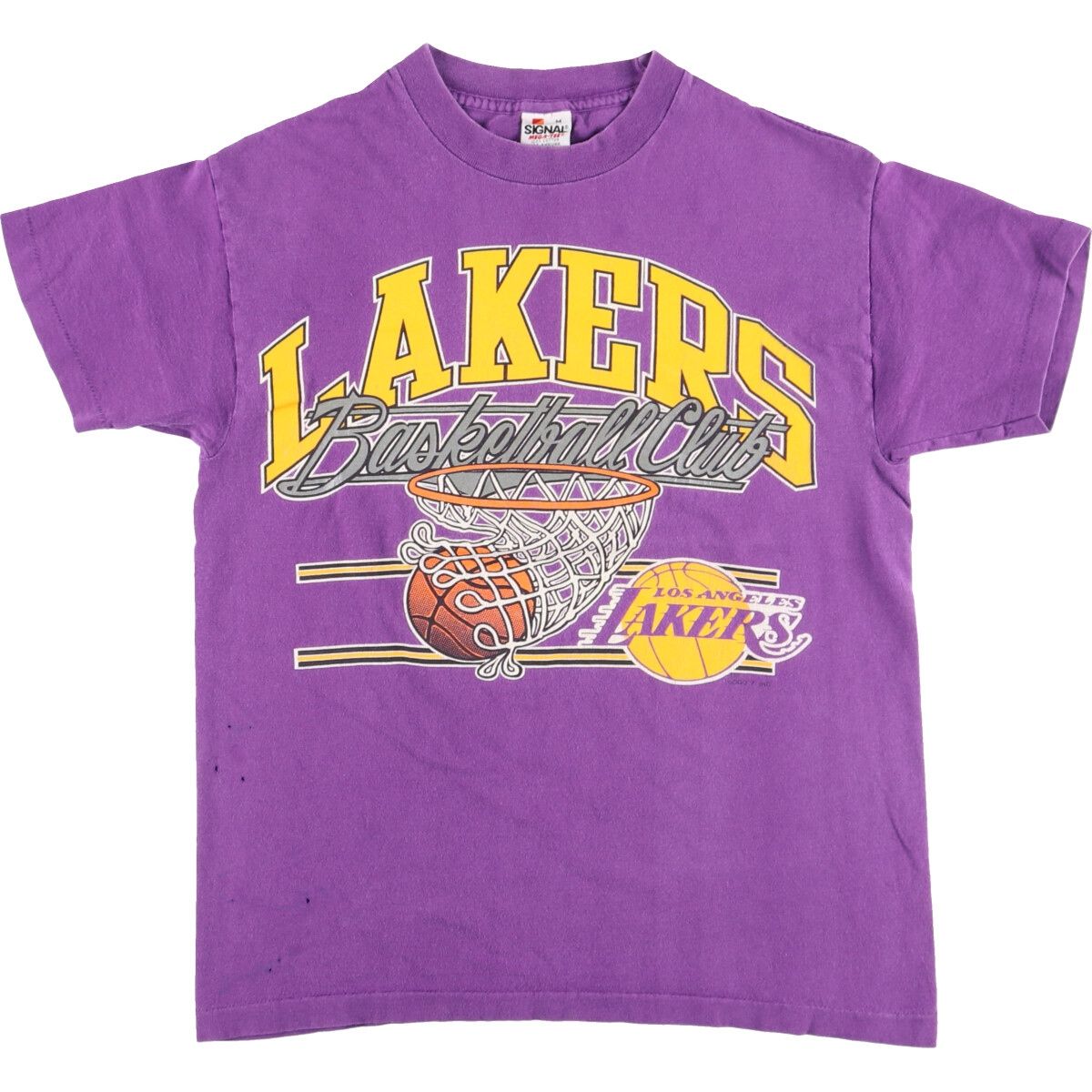 古着 90年代 SIGNAL NBA LOS ANGELES LAKERS ロサンゼルスレイカーズ 
